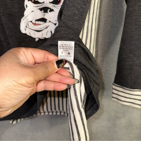 Gameday Couture Georgia Bulldogs Grey Women's Medium Large Oversized Hi-Low Top - Picture 7 of 11